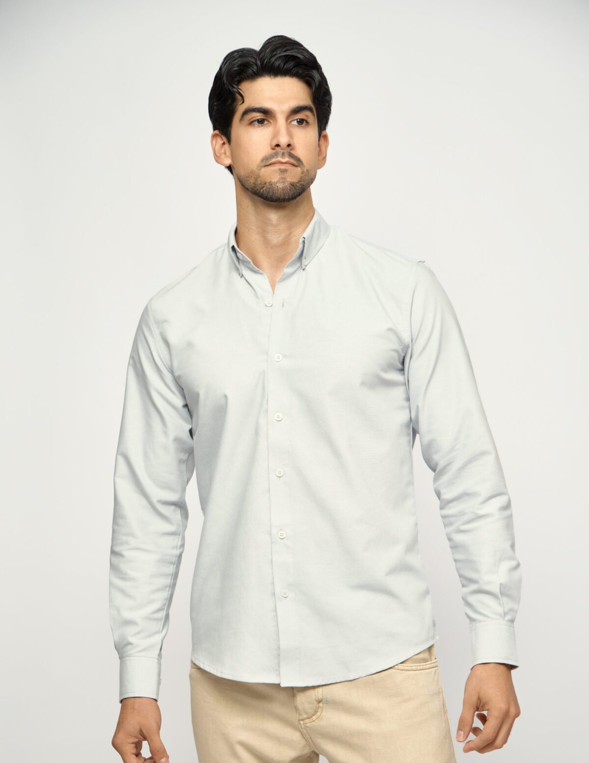 Camisa Wellington Gris Cenizo