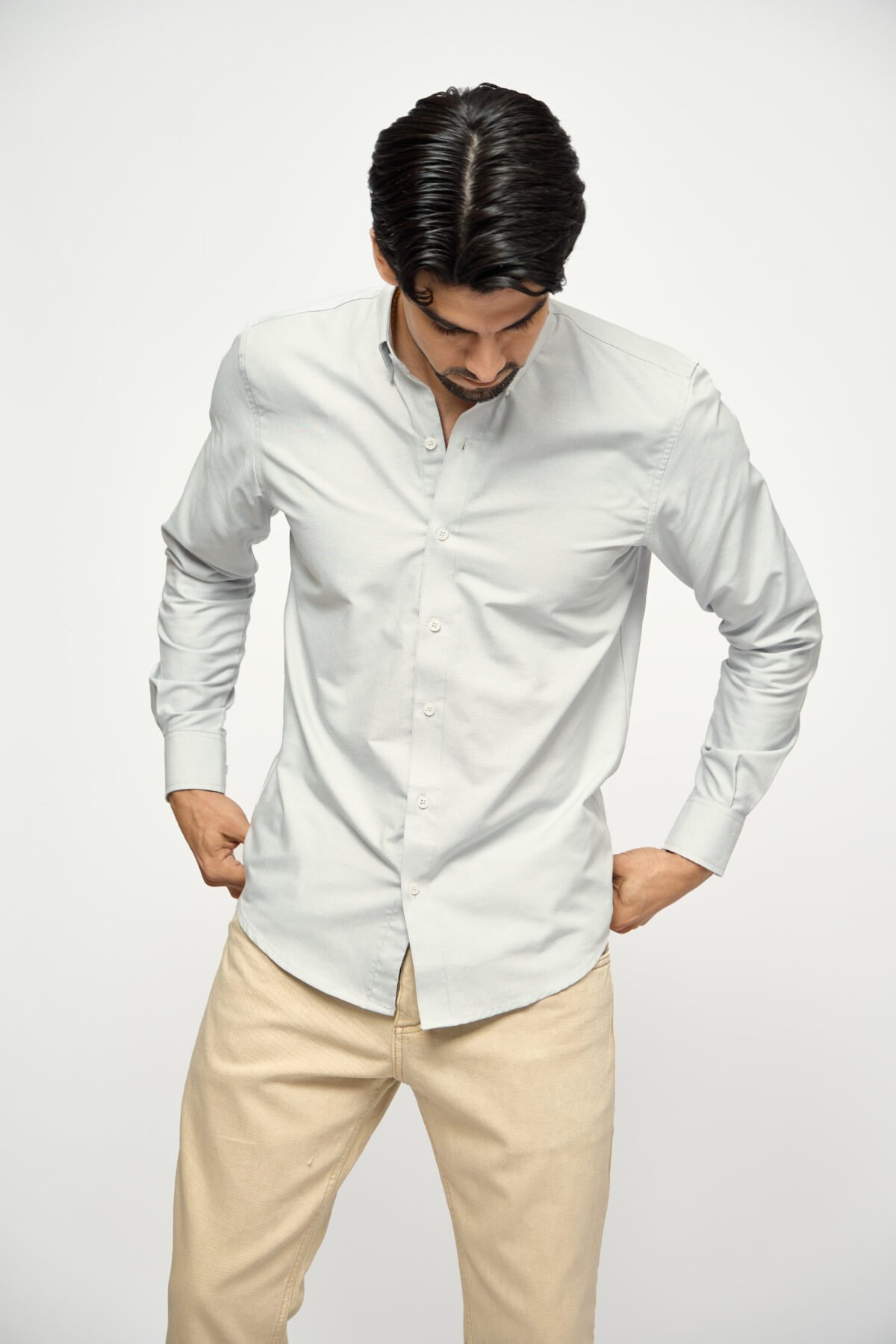 Camisa Wellington Gris Cenizo - Imagen 2